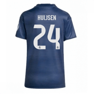Echipament fotbal Real Madrid Dean Huijsen #24 Tricou Deplasare 2025-26 pentru femei mânecă scurtă