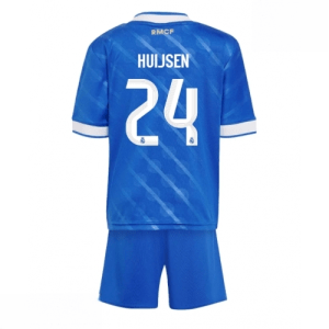 Echipament fotbal Real Madrid Dean Huijsen #24 Tricou Treilea 2025-26 pentru copii tricou + pantaloni scurți