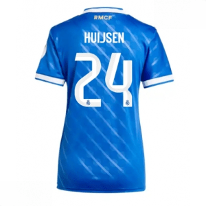 Echipament fotbal Real Madrid Dean Huijsen #24 Tricou Treilea 2025-26 pentru femei mânecă scurtă