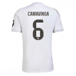 Echipament fotbal Real Madrid Eduardo Camavinga #6 Tricou Acasa 2025-26 pentru bărbați