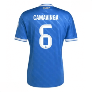 Echipament fotbal Real Madrid Eduardo Camavinga #6 Tricou Treilea 2025-26 pentru bărbați