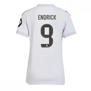 Echipament fotbal Real Madrid Endrick #9 Tricou Acasa 2025-26 pentru femei mânecă scurtă