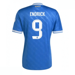 Echipament fotbal Real Madrid Endrick #9 Tricou Treilea 2025-26 pentru bărbați