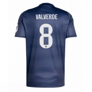 Echipament fotbal Real Madrid Federico Valverde #8 Tricou Deplasare 2025-26 pentru bărbați