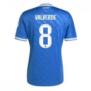 Echipament fotbal Real Madrid Federico Valverde #8 Tricou Treilea 2025-26 pentru bărbați