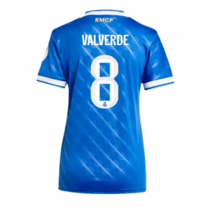 Echipament fotbal Real Madrid Federico Valverde #8 Tricou Treilea 2025-26 pentru femei mânecă scurtă