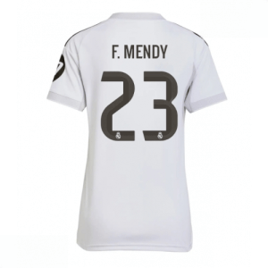 Echipament fotbal Real Madrid Ferland Mendy #23 Tricou Acasa 2025-26 pentru femei mânecă scurtă