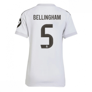 Echipament fotbal Real Madrid Jude Bellingham #5 Tricou Acasa 2025-26 pentru femei mânecă scurtă