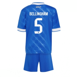 Echipament fotbal Real Madrid Jude Bellingham #5 Tricou Treilea 2025-26 pentru copii tricou + pantaloni scurți