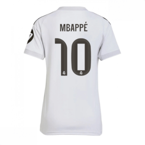 Echipament fotbal Real Madrid Kylian Mbappe #10 Tricou Acasa 2025-26 pentru femei mânecă scurtă