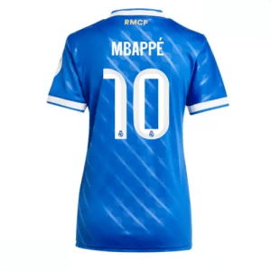 Echipament fotbal Real Madrid Kylian Mbappe #10 Tricou Treilea 2025-26 pentru femei mânecă scurtă