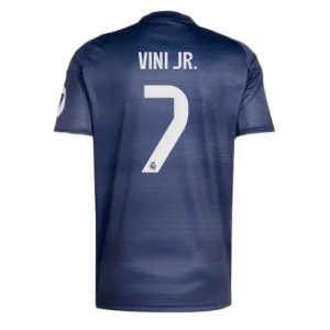 Echipament fotbal Real Madrid Vinicius Junior #7 Tricou Deplasare 2025-26 pentru bărbați
