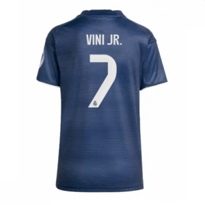 Echipament fotbal Real Madrid Vinicius Junior #7 Tricou Deplasare 2025-26 pentru femei mânecă scurtă