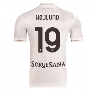 Echipament fotbal SSC Napoli Rasmus Hojlund #19 Tricou Deplasare 2025-26 pentru bărbați