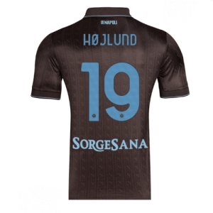 Echipament fotbal SSC Napoli Rasmus Hojlund #19 Tricou Treilea 2025-26 pentru bărbați
