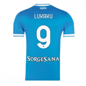 Echipament fotbal SSC Napoli Romelu Lukaku #9 Tricou Acasa 2025-26 pentru bărbați