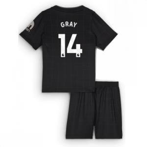 Echipament fotbal copii Tottenham Hotspur Archie Gray #14 Tricou Deplasare 2025-26 tricou și pantaloni