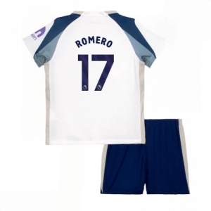 Echipament fotbal copii Tottenham Hotspur Cristian Romero #17 Tricou Acasa 2025-26 tricou și pantaloni