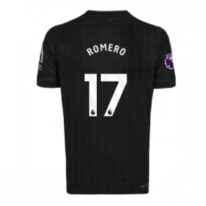 Echipament fotbal Tottenham Hotspur Cristian Romero #17 Tricou Deplasare 2025-26 pentru bărbați