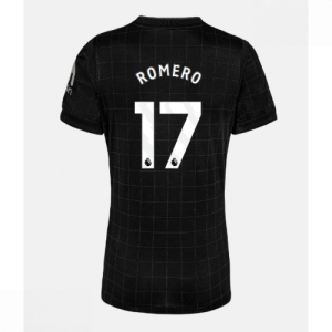 Echipament fotbal Tottenham Hotspur Cristian Romero #17 Tricou Deplasare 2025-26 pentru femei mânecă scurtă