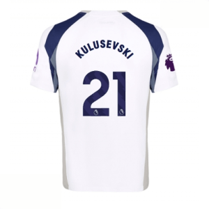 Echipament fotbal Tottenham Hotspur Dejan Kulusevski #21 Tricou Acasa 2025-26 pentru bărbați