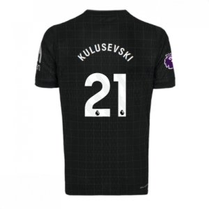 Echipament fotbal Tottenham Hotspur Dejan Kulusevski #21 Tricou Deplasare 2025-26 pentru bărbați