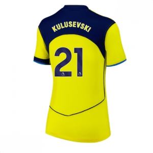 Echipament fotbal Tottenham Hotspur Dejan Kulusevski #21 Tricou Treilea 2025-26 pentru femei mânecă scurtă