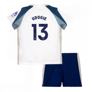 Echipament fotbal copii Tottenham Hotspur Destiny Udogie #13 Tricou Acasa 2025-26 tricou și pantaloni