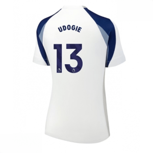 Echipament fotbal Tottenham Hotspur Destiny Udogie #13 Tricou Acasa 2025-26 pentru femei mânecă scurtă