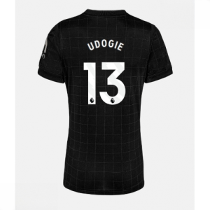 Echipament fotbal Tottenham Hotspur Destiny Udogie #13 Tricou Deplasare 2025-26 pentru femei mânecă scurtă