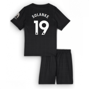 Echipament fotbal copii Tottenham Hotspur Dominic Solanke #19 Tricou Deplasare 2025-26 tricou și pantaloni