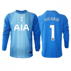 Echipament fotbal Tottenham Hotspur Guglielmo Vicario #1 Portar Tricou Deplasare 2025-26 maneca lunga