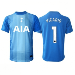 Echipament fotbal Tottenham Hotspur Guglielmo Vicario #1 Portar Tricou Deplasare 2025-26 pentru bărbați