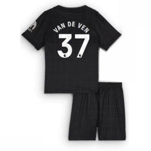 Echipament fotbal copii Tottenham Hotspur Micky van de Ven #37 Tricou Deplasare 2025-26 tricou și pantaloni