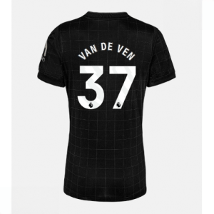 Echipament fotbal Tottenham Hotspur Micky van de Ven #37 Tricou Deplasare 2025-26 pentru femei mânecă scurtă