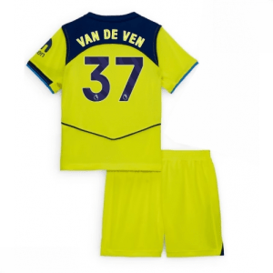 Echipament fotbal copii Tottenham Hotspur Micky van de Ven #37 Tricou Treilea 2025-26 tricou și pantaloni