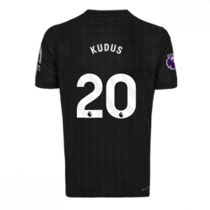 Echipament fotbal Tottenham Hotspur Mohammed Kudus #20 Tricou Deplasare 2025-26 pentru bărbați