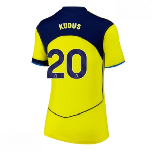 Echipament fotbal Tottenham Hotspur Mohammed Kudus #20 Tricou Treilea 2025-26 pentru femei mânecă scurtă