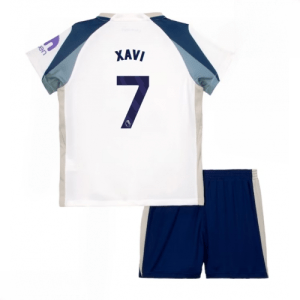 Echipament fotbal copii Tottenham Hotspur Xavi Simons #7 Tricou Acasa 2025-26 tricou și pantaloni