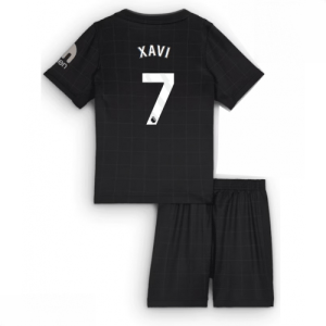 Echipament fotbal copii Tottenham Hotspur Xavi Simons #7 Tricou Deplasare 2025-26 tricou și pantaloni