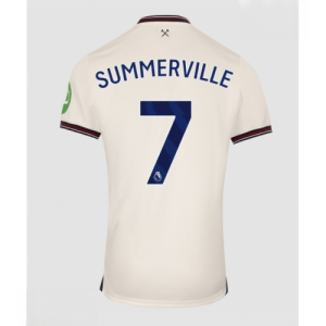 Echipament fotbal West Ham United Crysencio Summerville #7 Tricou Deplasare 2025-26 pentru bărbați