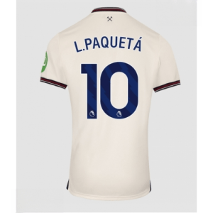Echipament fotbal West Ham United Lucas Paqueta #10 Tricou Deplasare 2025-26 pentru bărbați