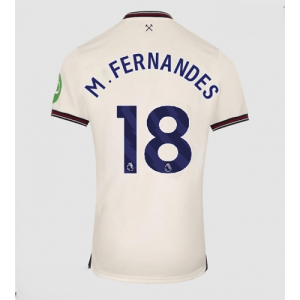 Echipament fotbal West Ham United Mateus Fernandes #18 Tricou Deplasare 2025-26 pentru bărbați