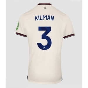Echipament fotbal West Ham United Max Kilman #3 Tricou Deplasare 2025-26 pentru bărbați