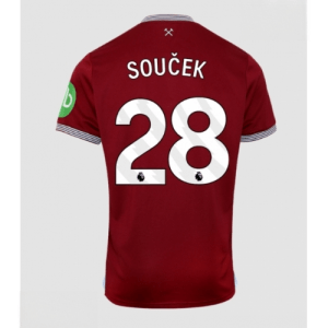 Echipament fotbal West Ham United Tomas Soucek #28 Tricou Acasa 2025-26 pentru bărbați