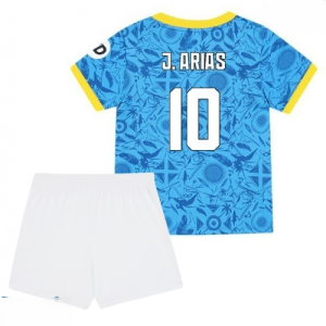Echipament fotbal Wolves Jhon Arias #10 Tricou Treilea 2025-26 pentru copii tricou și pantaloni