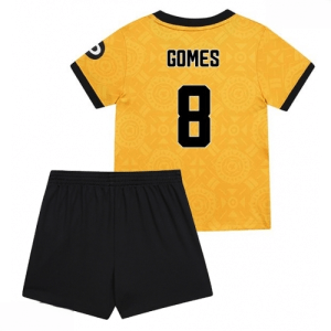 Echipament fotbal Wolves Joao Gomes #8 Tricou Acasa 2025-26 pentru copii tricou și pantaloni