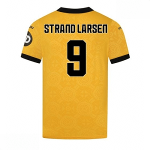 Echipament fotbal Wolves Jorgen Strand Larsen #9 Tricou Acasa 2025-26 pentru bărbați