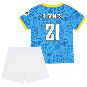 Echipament fotbal Wolves Rodrigo Gomes #21 Tricou Treilea 2025-26 pentru copii tricou și pantaloni