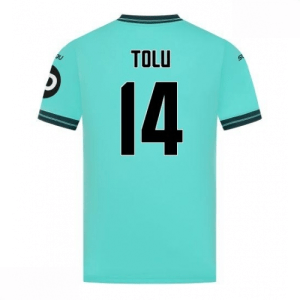 Echipament fotbal Wolves Tolu Arokodare #14 Tricou Deplasare 2025-26 pentru bărbați